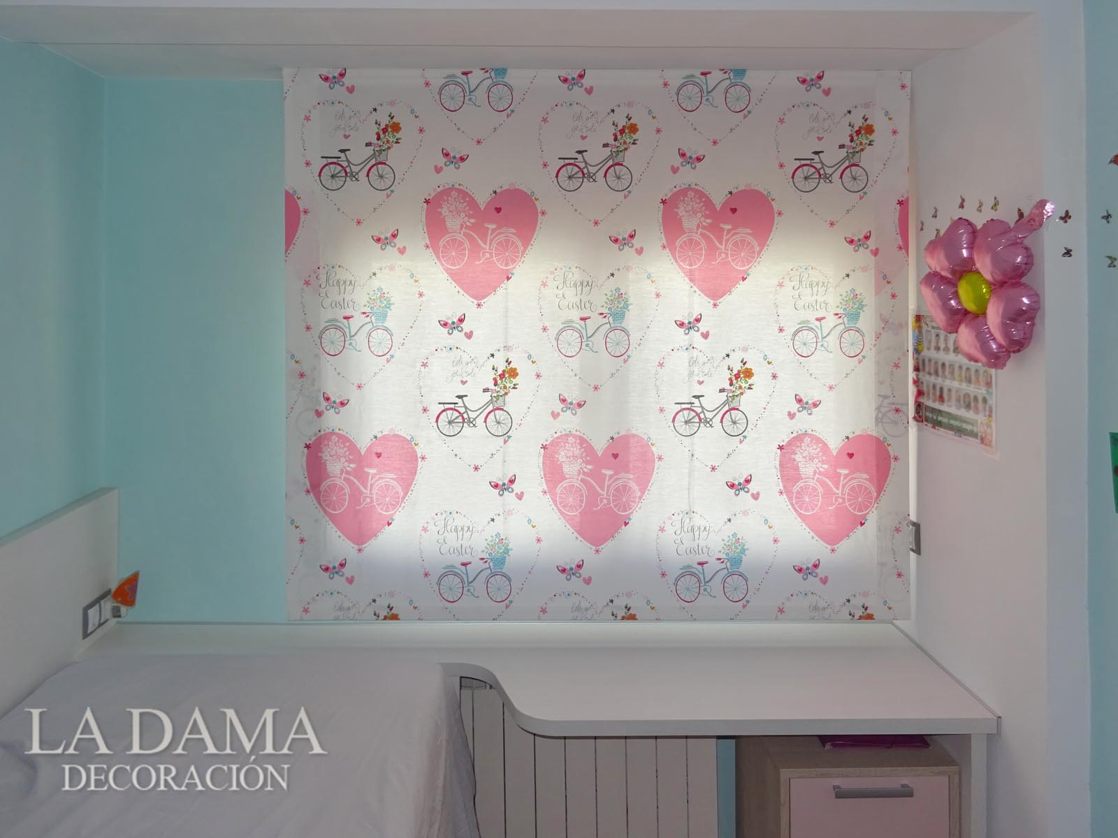 Estores infantiles y juveniles en dormitorio