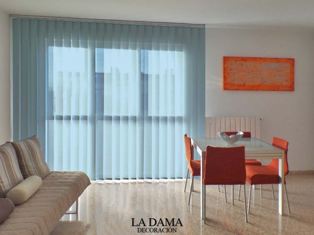 Cortina de Salón en Azul