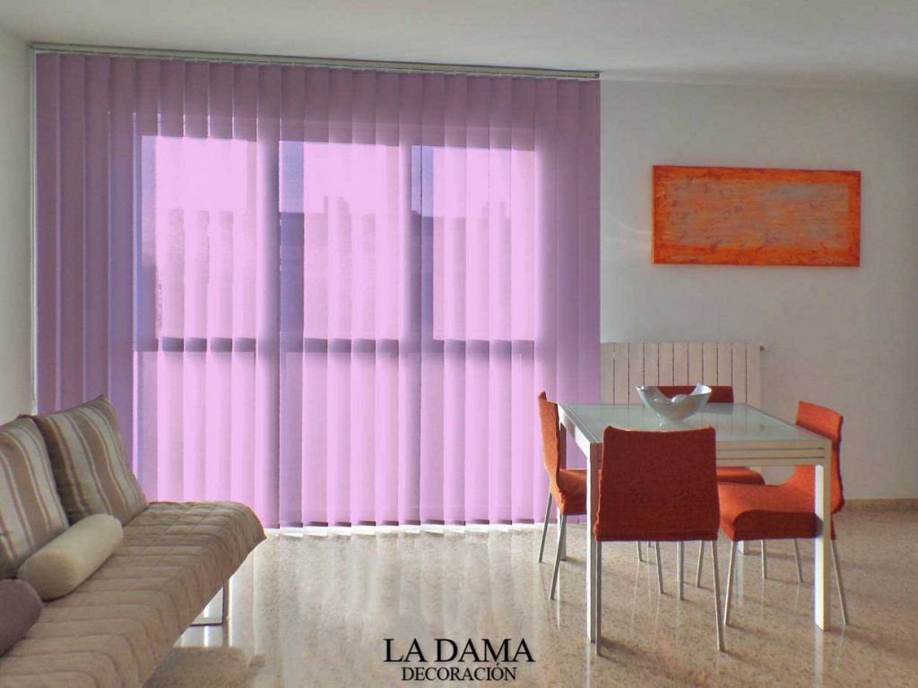 Cortina de Salón en Rosa