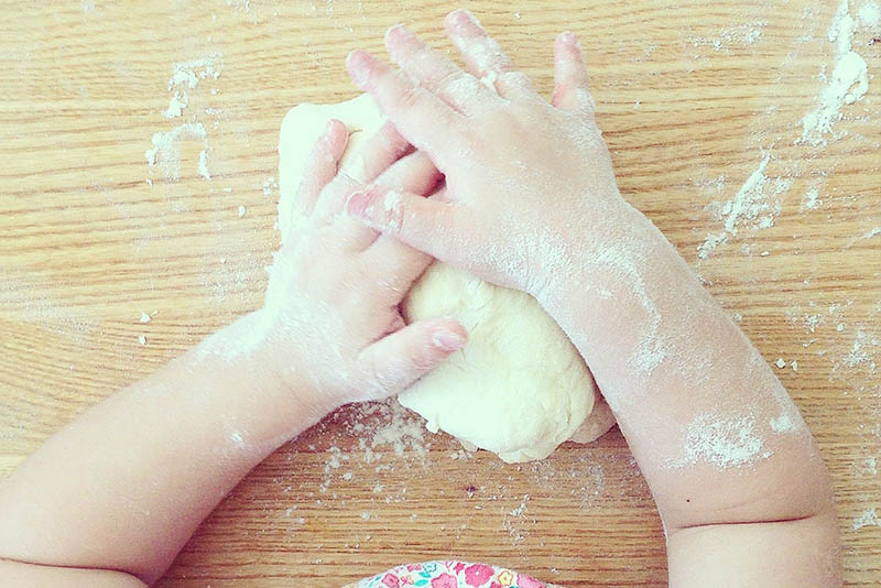 Cocinando con Niños Pequeños