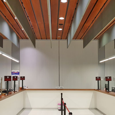 Cortinas para oficina y comercio