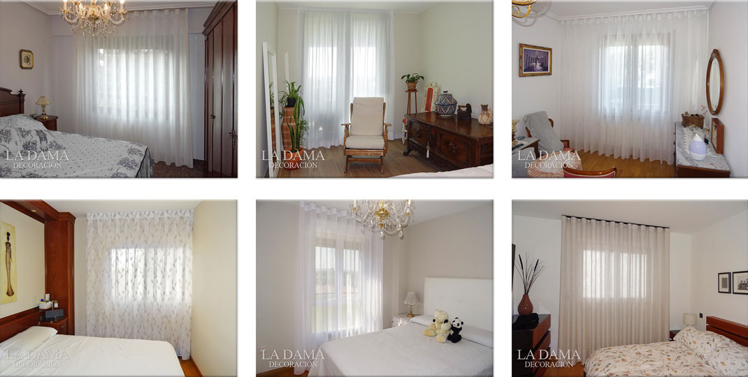 Fotografías de cortinas para dormitorios clásicos