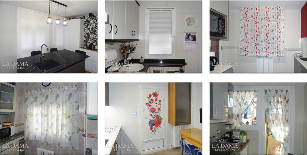 Fotografías de cortinas para cocina