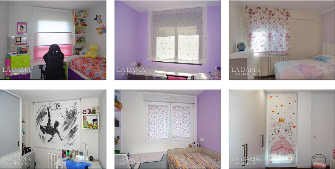 Fotografías de cortinas para dormitorio infantil