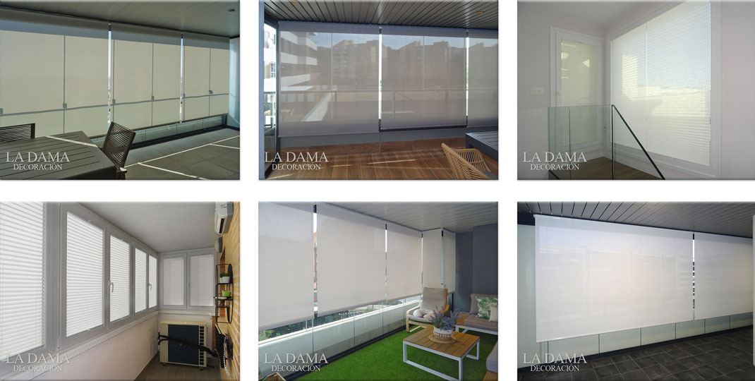 Fotografías de cortinas para cerramientos, terrazas y balcones