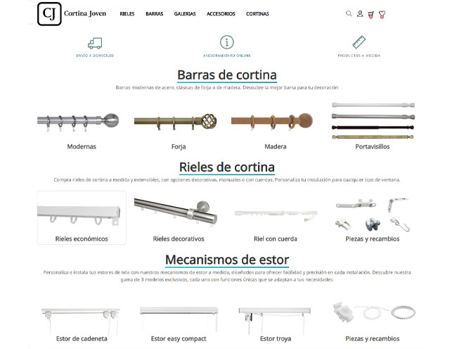Tienda online cortinajoven